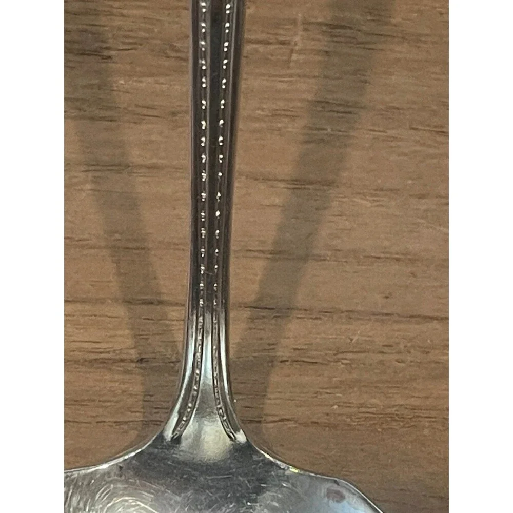 Vintage Bouquet Plate VENDOME Silverplated Ladle